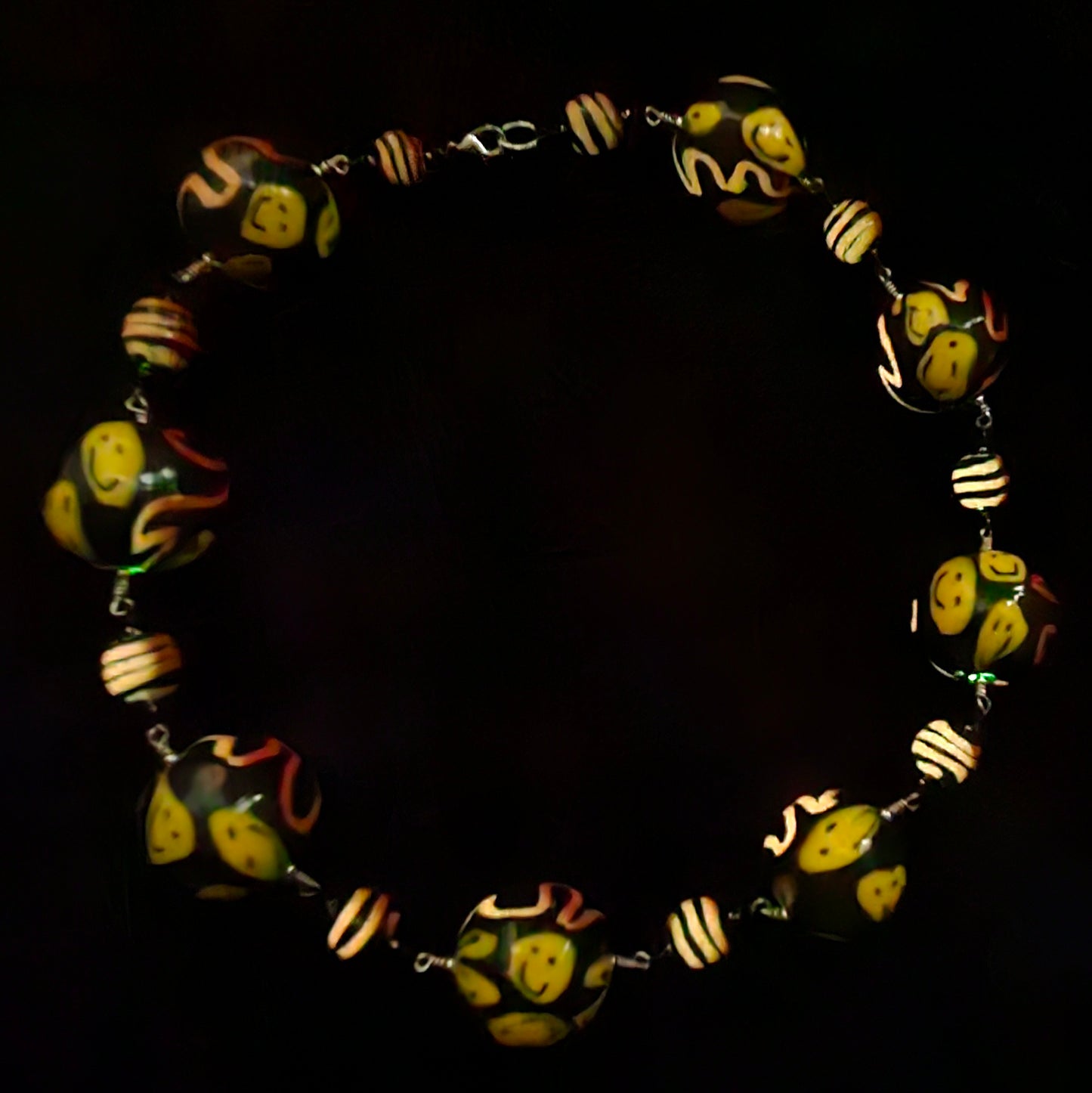 Melted Happiness and Chaos Chunky Bead Choker