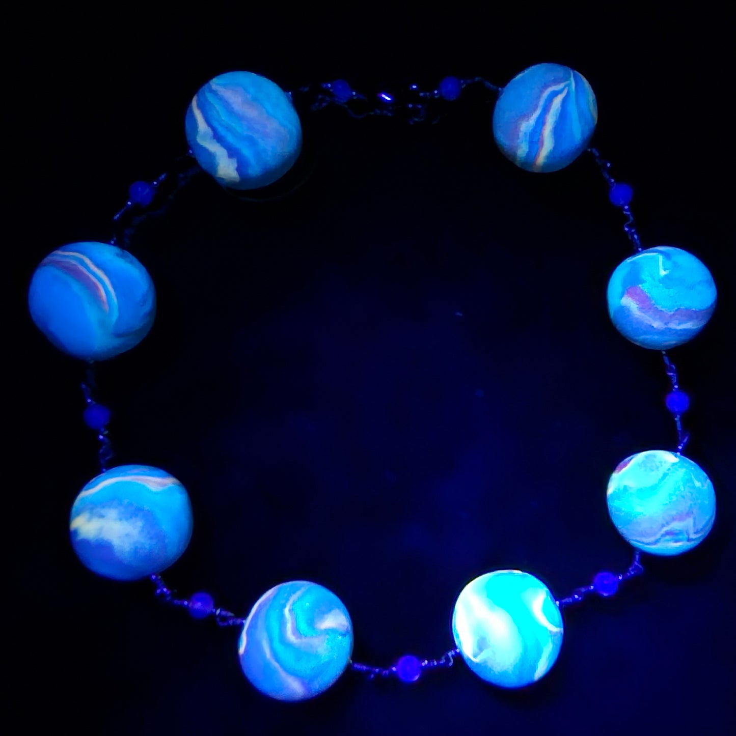 6 am on a Mid-July Monday Chunky Short Bead Collar