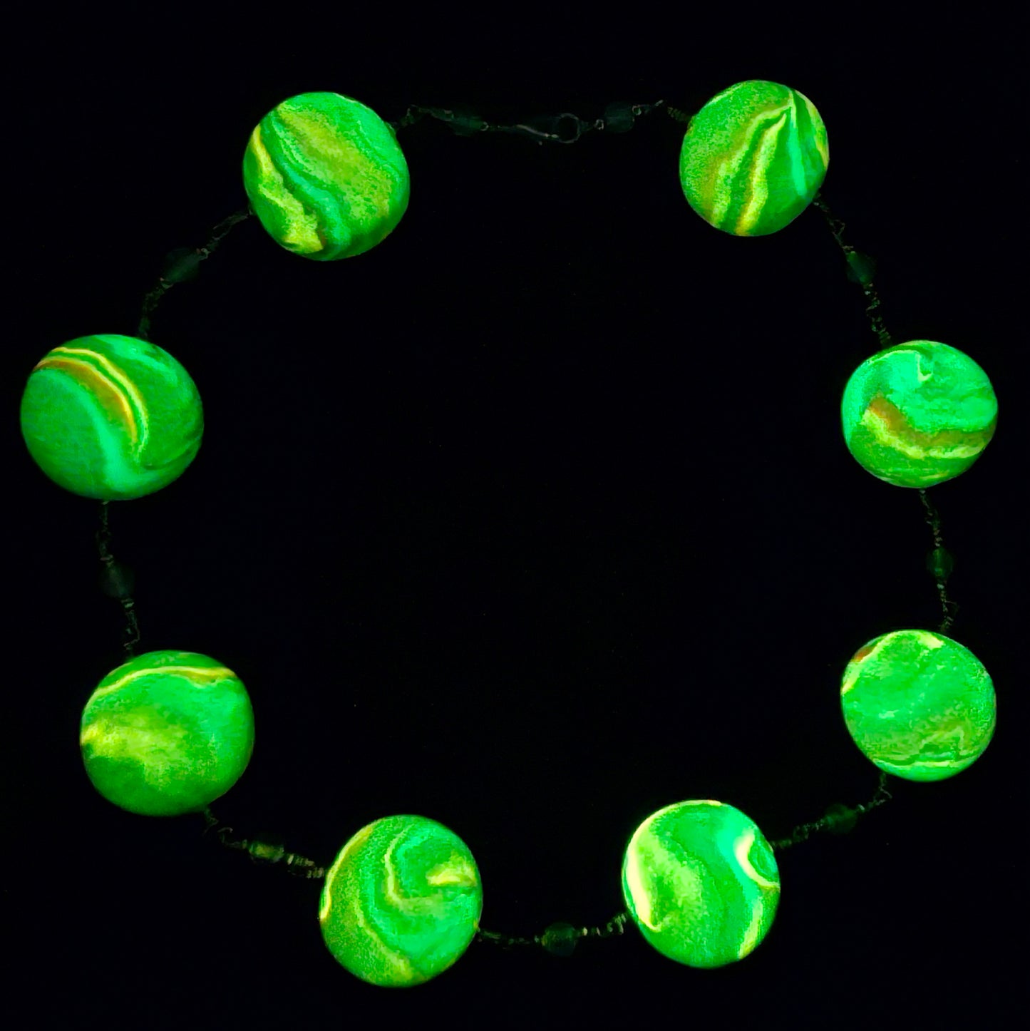 6 am on a Mid-July Monday Chunky Short Bead Collar