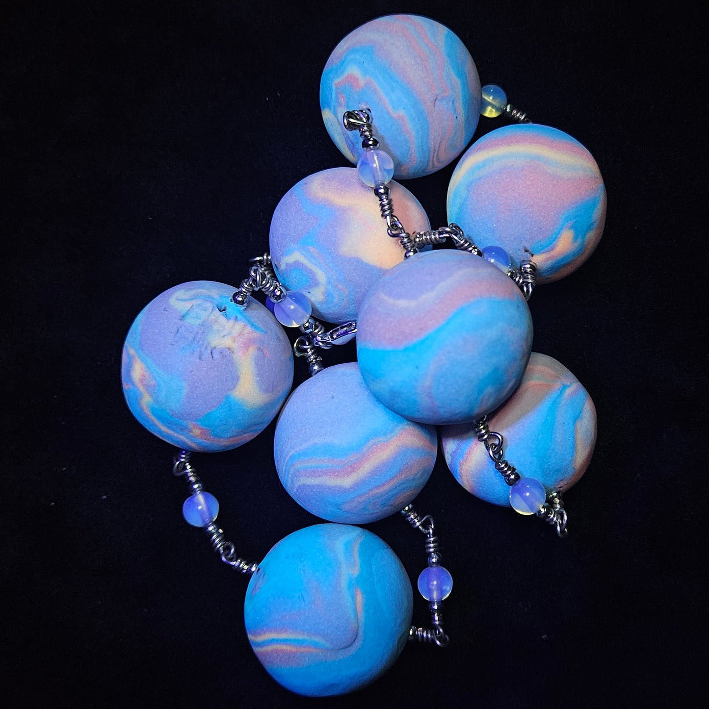 6 am on a Mid-July Monday Chunky Short Bead Collar