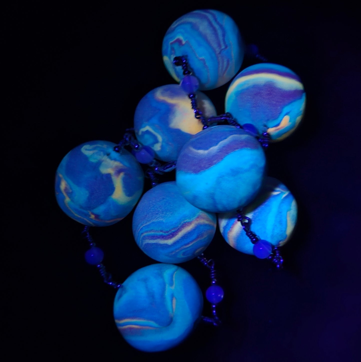 6 am on a Mid-July Monday Chunky Short Bead Collar