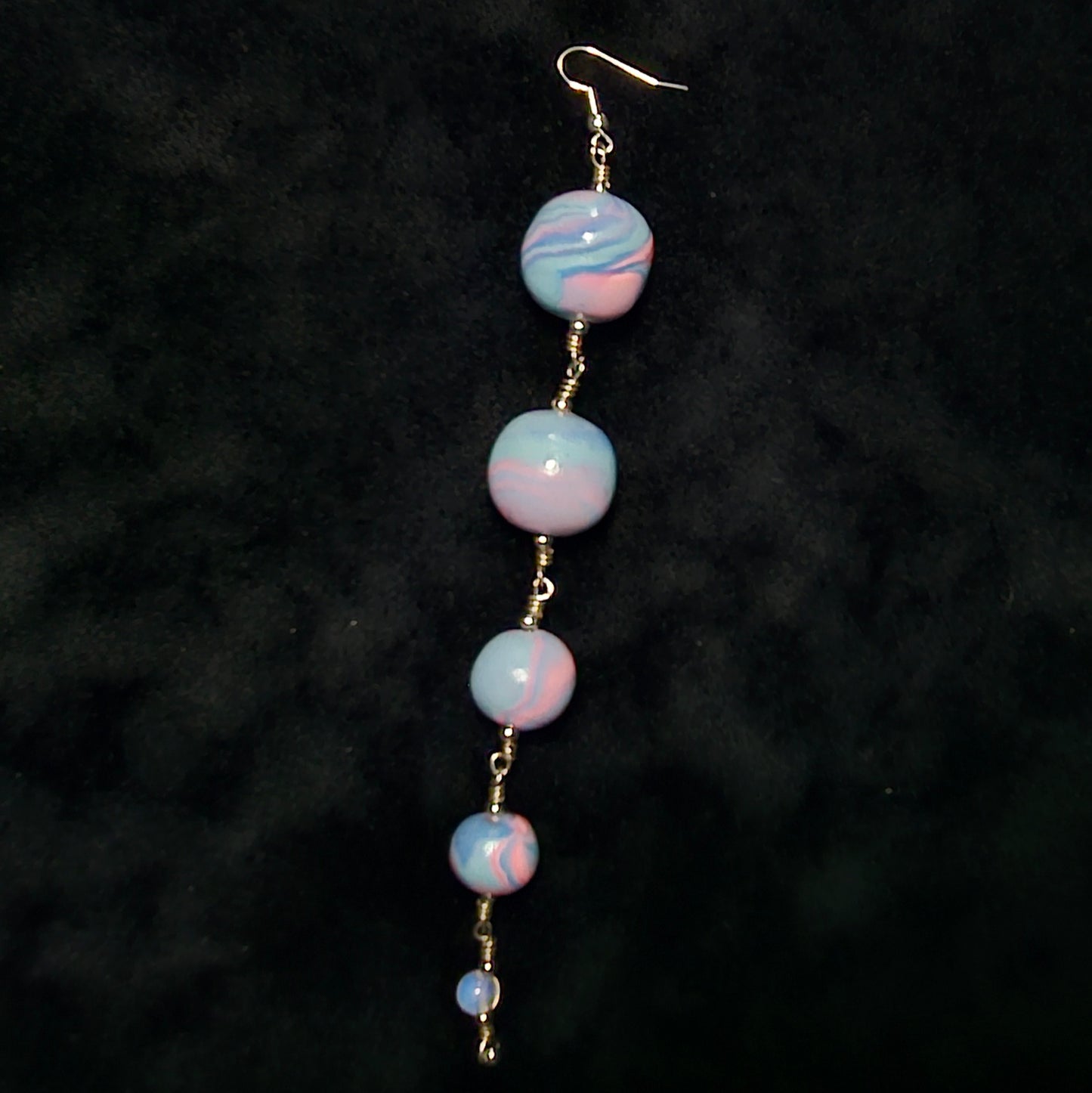 6am on a Mid-July Monday Dangle Bead Chain Single Earring