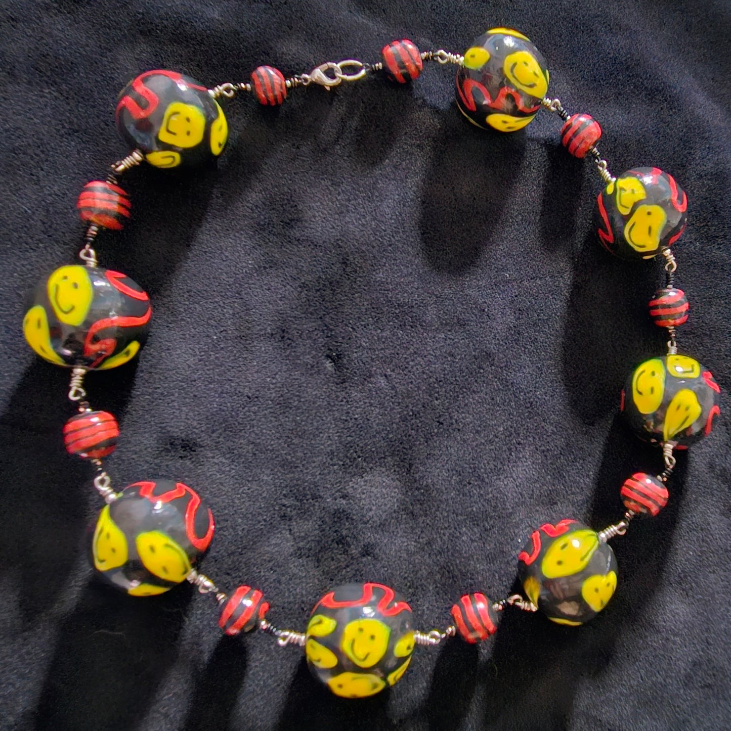 Melted Happiness and Chaos Chunky Bead Choker
