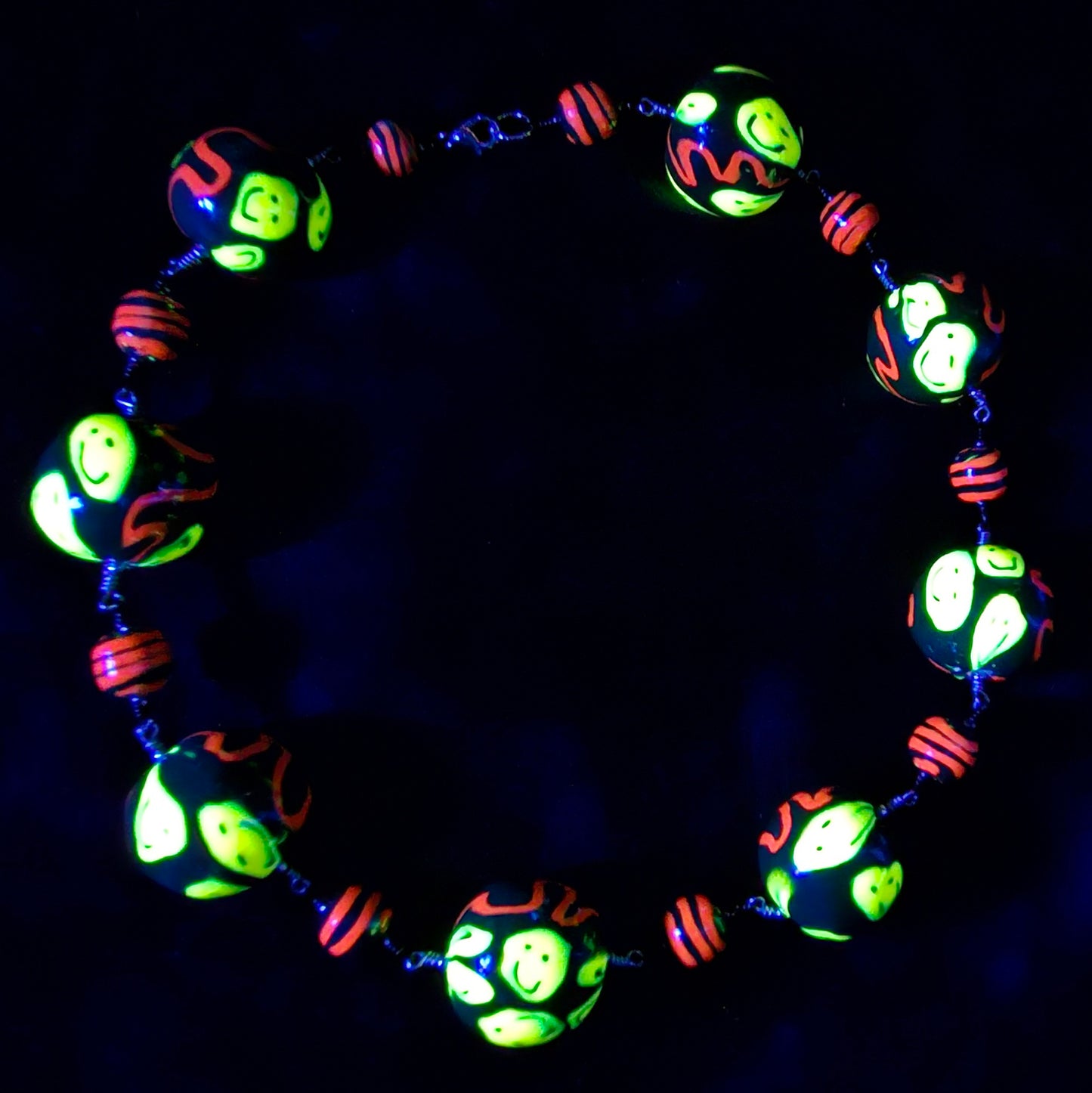 Melted Happiness and Chaos Chunky Bead Choker