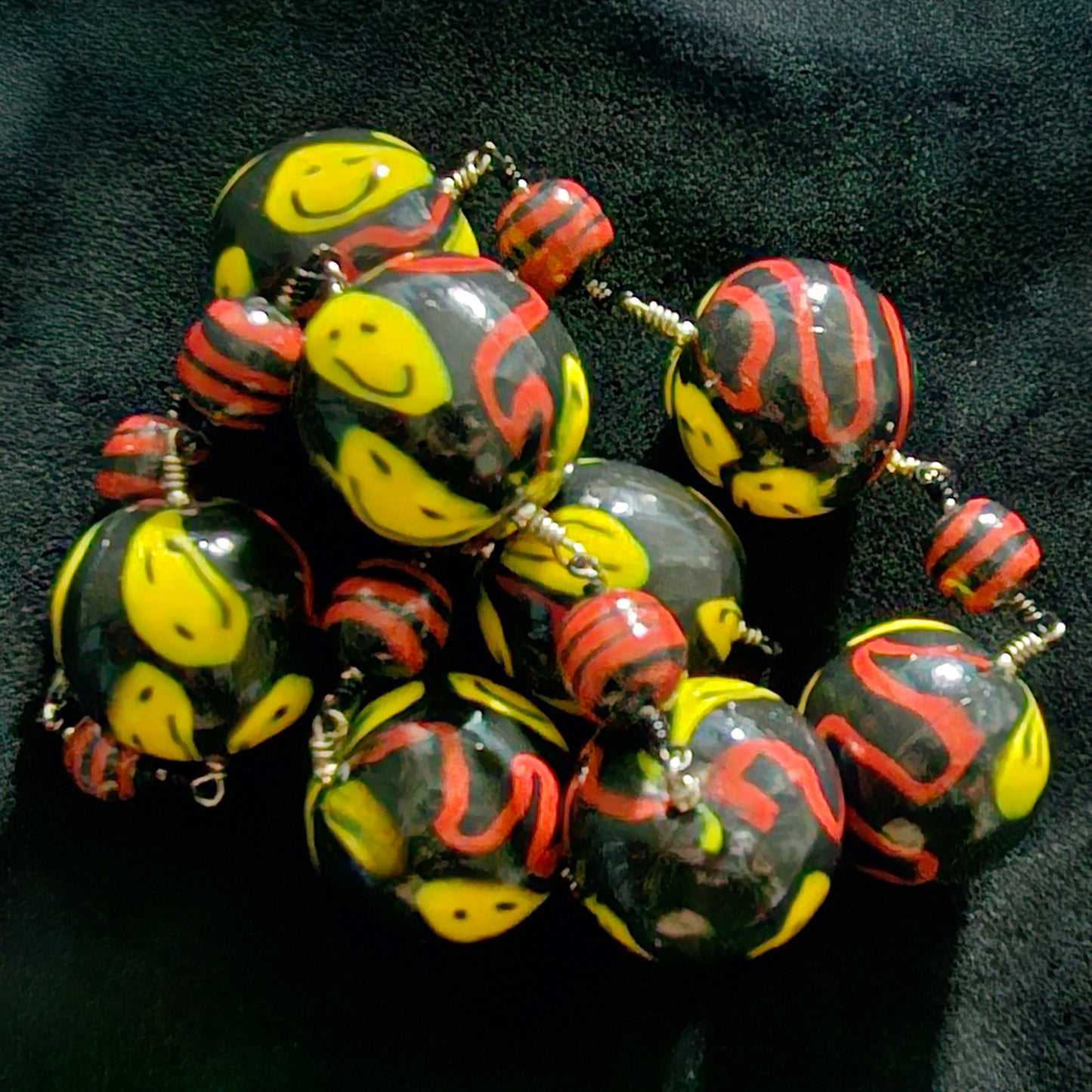 Melted Happiness and Chaos Chunky Bead Choker