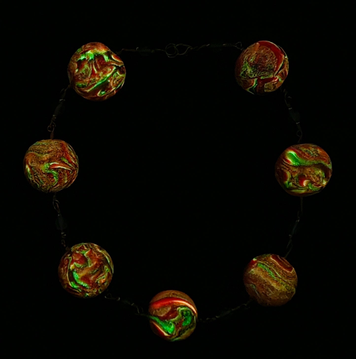 Raspberry Moon Opalite Chunky Choker