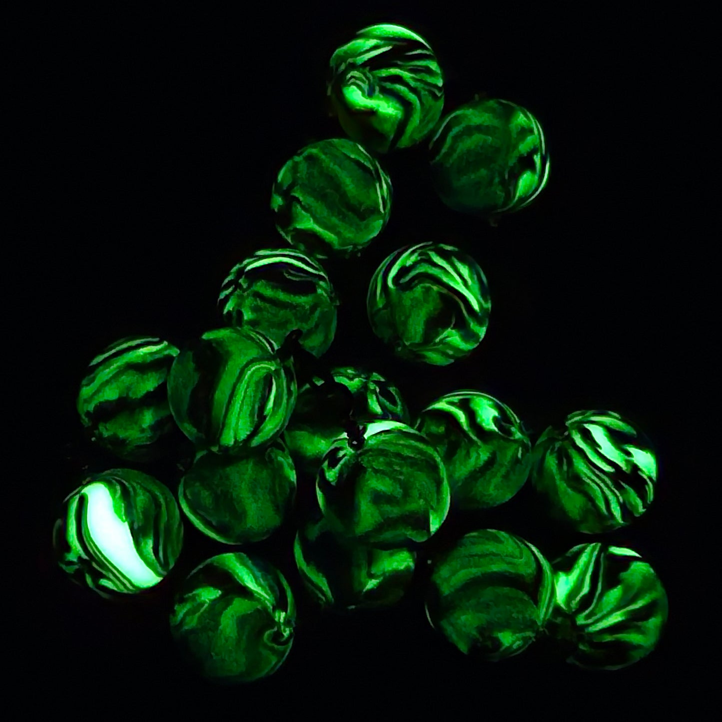 Smoke Glow Medium Bead Necklace