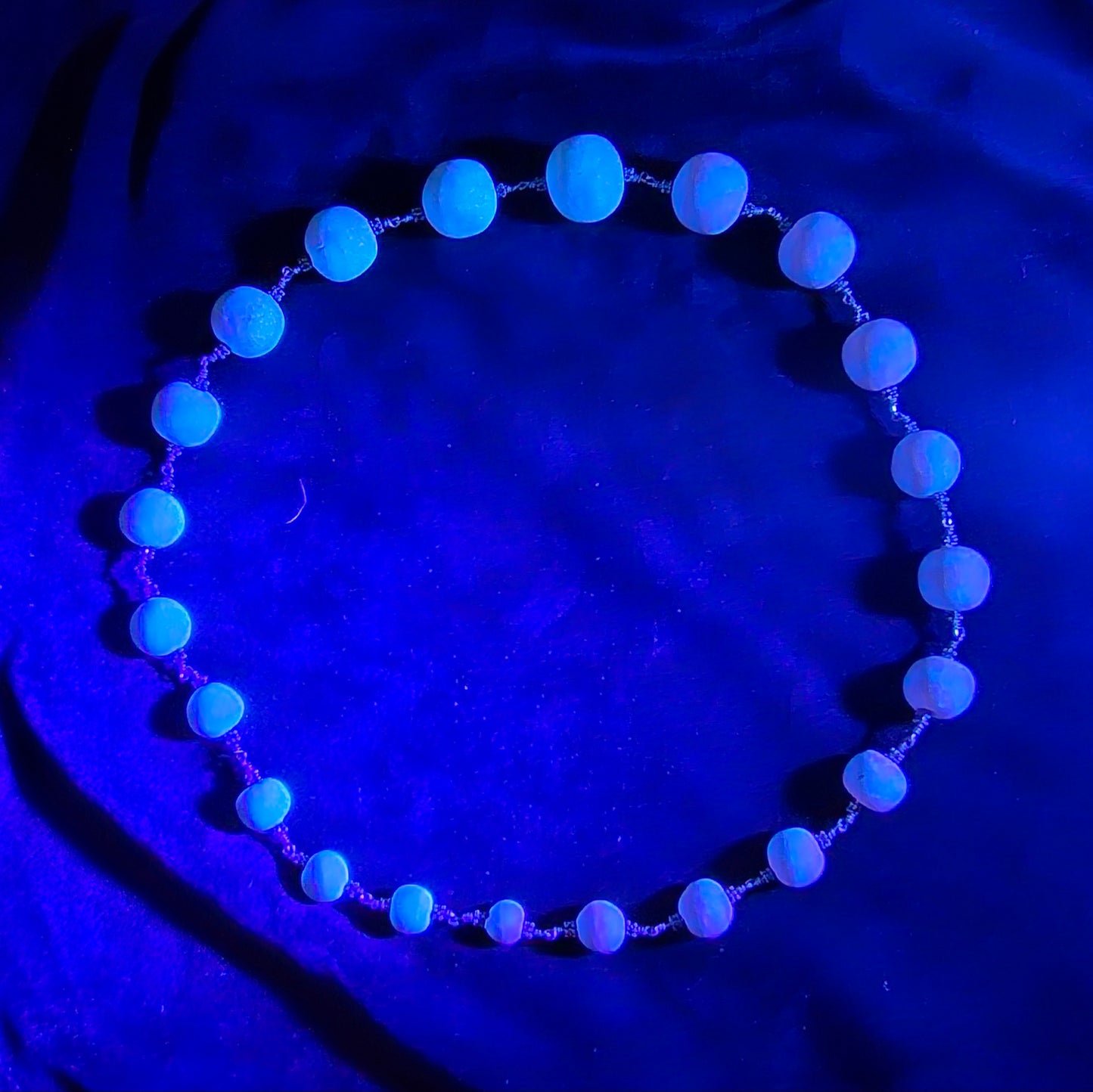 Cotton Candy Duality Long Bead Necklace