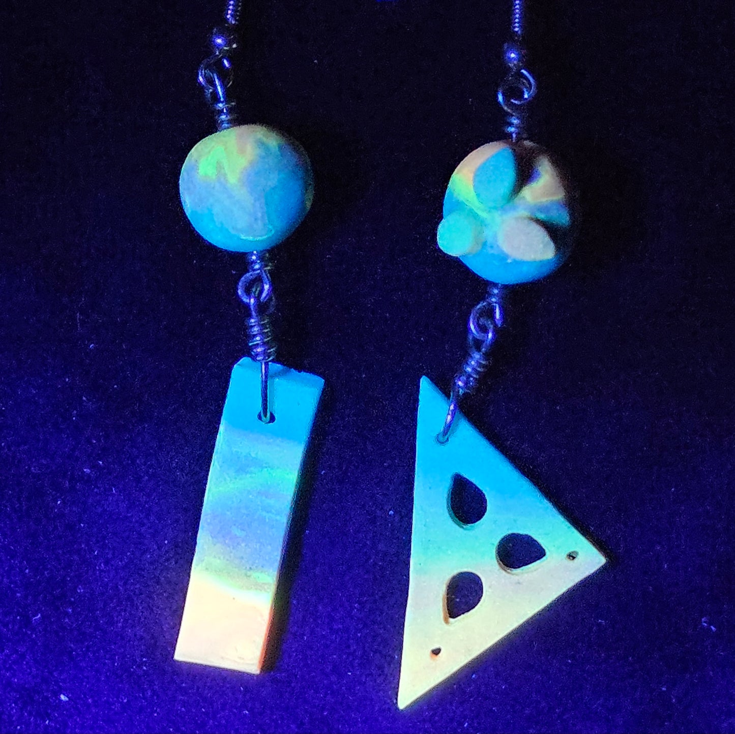 Asymmetrical Sunset Earrings